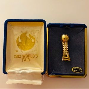 1982 World’s Fair Sunsphere Brooch Pin - Vintage